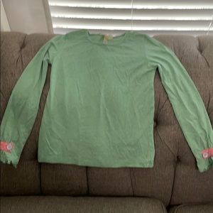 Matilda Jane top heathered green size 8
